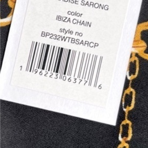 NWT Walter Baker Paradise IBIZA Chain Sarong - Picture 9 of 11